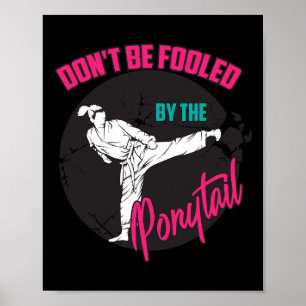 Affiche Cool Taekwondo Art Pour Femmes Filles Karate Judo 