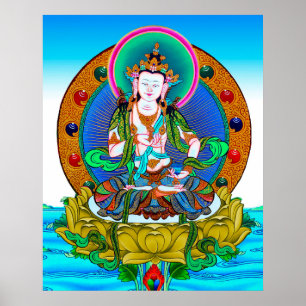 Affiche Cool tibetan thangka Vajrasattva tattoo mandala
