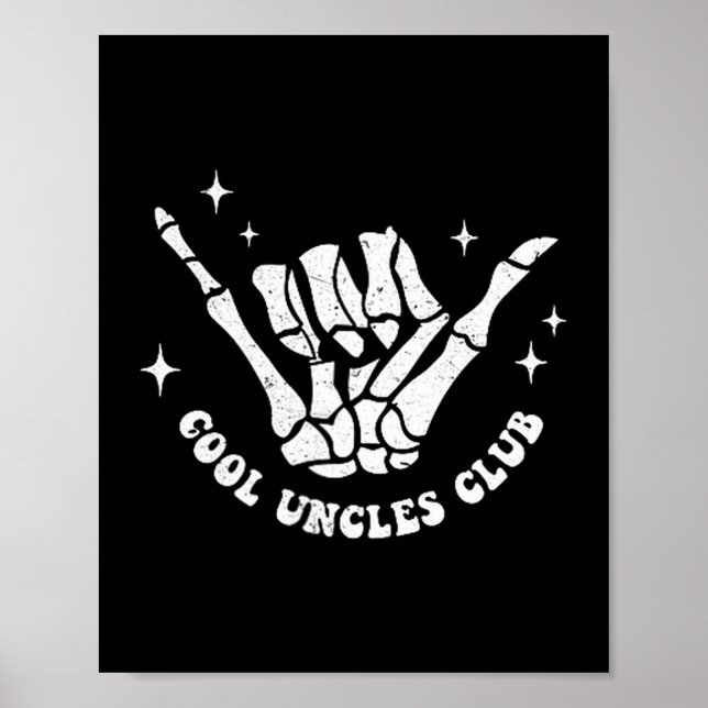 Affiche Cool Uncles Club Uncle Cke Birthday Father's Day  (Devant)