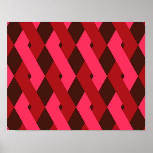 Affiche Cool, unique, tendance, formes géométriques urbain