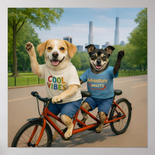 Affiche "Cool Vibes" (Devant)