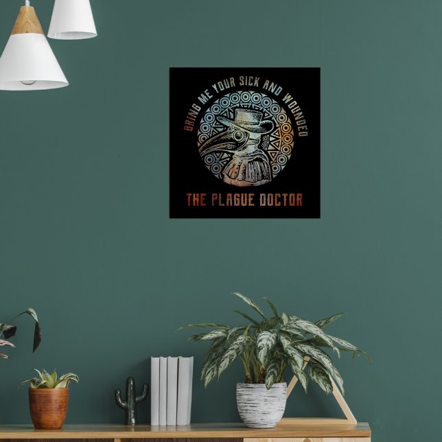 Affiche Cool Vintage Plague Doctor   (Salon 1)