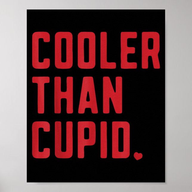 Affiche Cooler Than Cud Cute Valentine's Day Kids Boys Gir (Devant)
