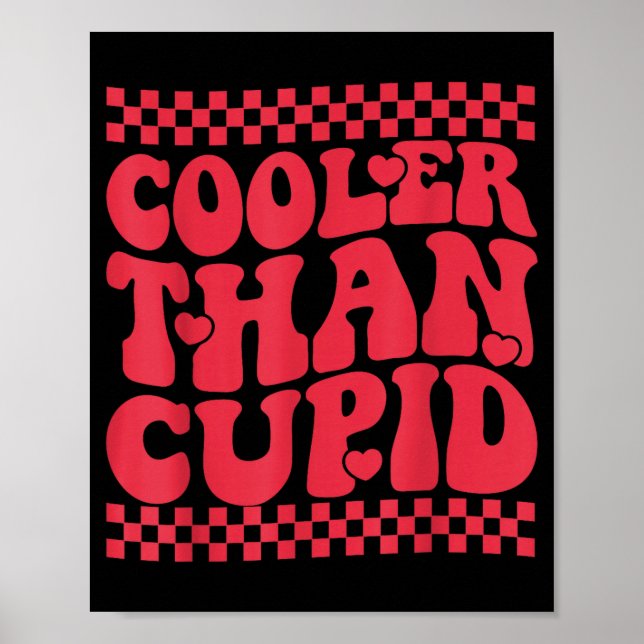 Affiche Cooler Than Cud Cute Valentine's Day Kids Boys Gir (Devant)