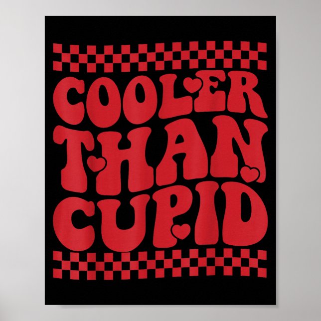 Affiche Cooler Than Cud Cute Valentine's Day Kids Boys Gir (Devant)