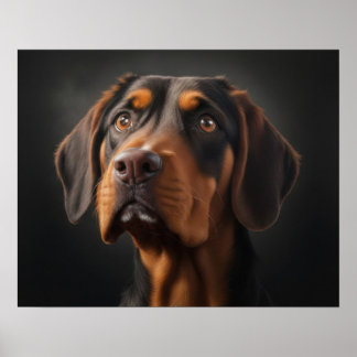 Affiche Coonhound Dog