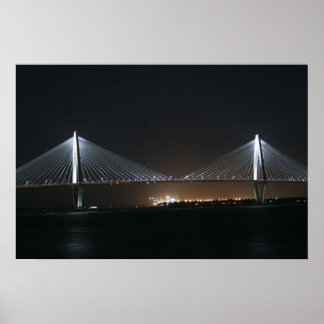 Affiche Cooper River Bridge Charleston, SC