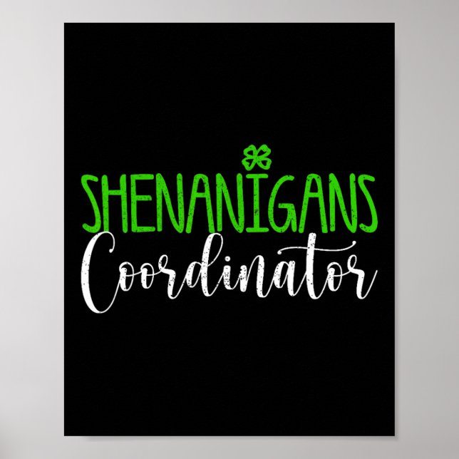 Affiche Coordinateur de Shenanigans Joyeuse Saint-Patrick  (Devant)