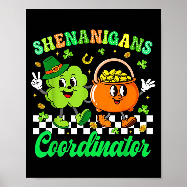 Affiche Coordinateur de Shenanigans Prof Shamrock St Patri (Devant)