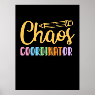 Affiche Coordinateur du Chaos enseignant