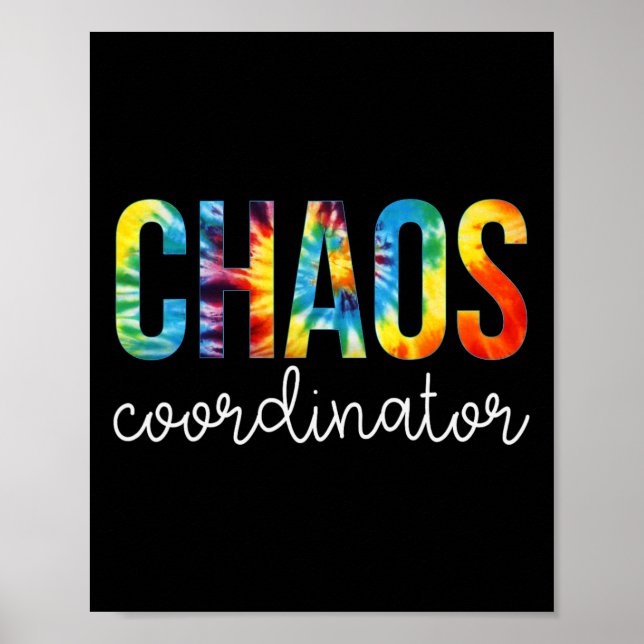 Affiche Coordinateur du Chaos Jour de l'appréciation de Dy (Devant)