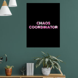 AFFICHE COORDONNATEUR CHAOS