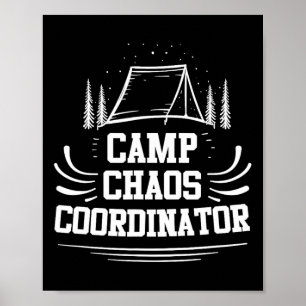 Affiche Coordonnateur de Camp Chaos - Conseiller de camp d