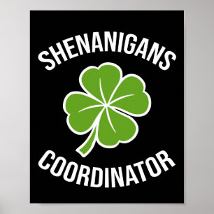 Affiche Coordonnateur de Shenanigans St Patrick's Day