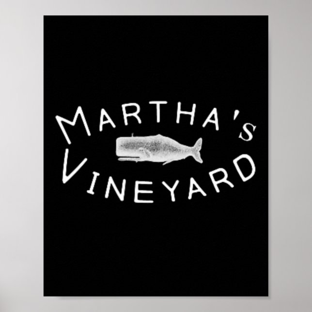 Affiche Coordonnées de navigation de Martha's Vineyard (Devant)