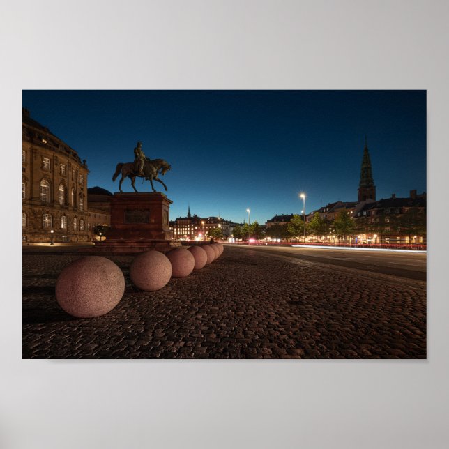 Affiche Copenhague Danemark (Devant)
