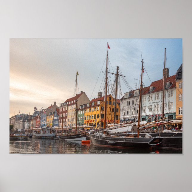 Affiche Copenhague Danemark (Devant)