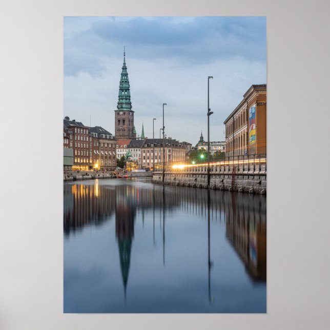 Affiche Copenhague Danemark (Devant)