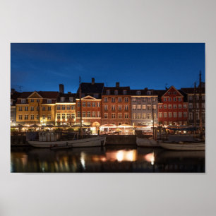 Affiche Copenhague Danemark