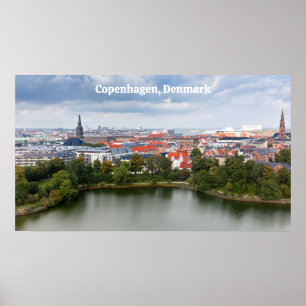 Affiche Copenhague Danemark