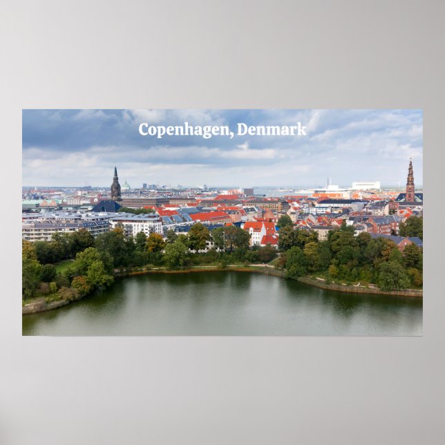 Affiche Copenhague Danemark (Devant)