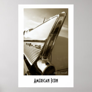 Affiche Copie américaine 1 d'affiche d'icône
