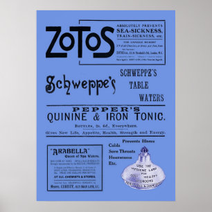 Affiche Copie antique d'annonces