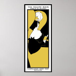 Affiche Copie d'affiche : Aubrey Beardsley "le livre jaune