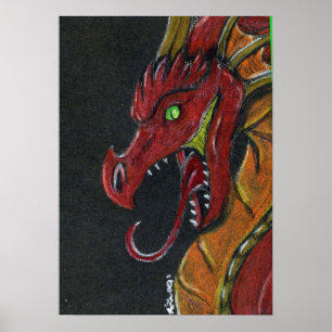 Affiche Copie d'affiche de dragon du feu