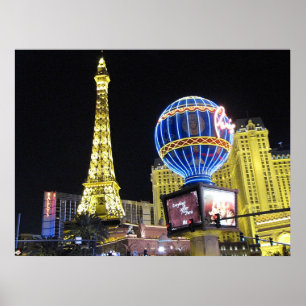 Affiche Copie d'affiche de photo de Paris Las Vegas