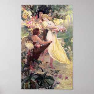 Affiche Copie d'affiche : Mucha - esprit de ressort