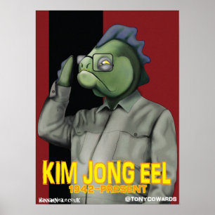 Affiche Copie d'anguille de Kim Jong
