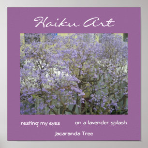 Affiche Copie d'arbre de Jacaranda