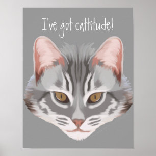 Affiche Copie de Cattitude (avec le texte)