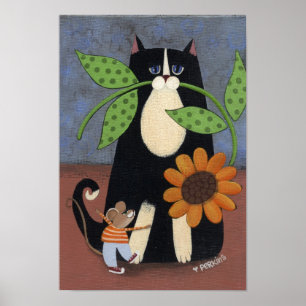 Affiche Copie de chat et de souris