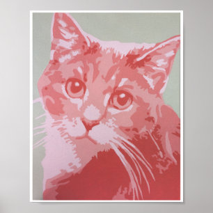 Affiche Copie de corail de chat