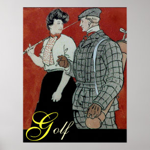 Affiche Copie de couples de golf