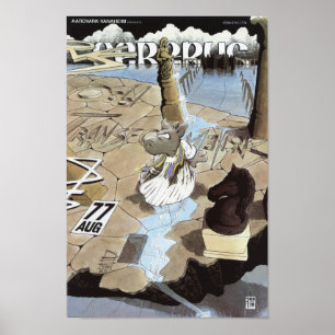 Affiche Copie de couverture de la question #77 de Cerebus