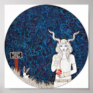 Affiche Copie de faune par Meghan Oona Clifford