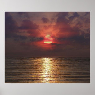 Affiche Copie de la Floride de coucher du soleil