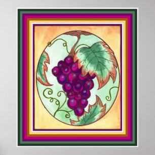 Affiche Copie de récolte de raisin