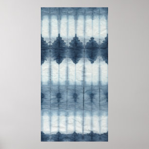 Affiche Copie de Shibori Indigio
