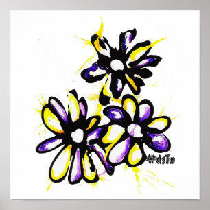 Affiche Copie de toile de marguerite