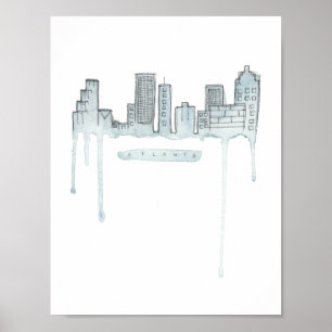 Affiche Copie d'horizon d'Atlanta