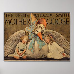 Affiche Copie d'oie de mère de Jessie Willcox Smith