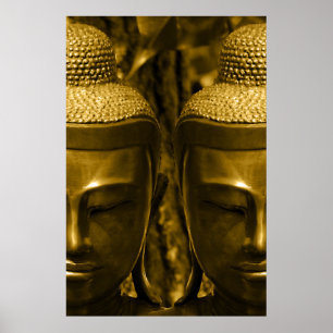 Affiche Copie d'or d'affiche de Bouddha