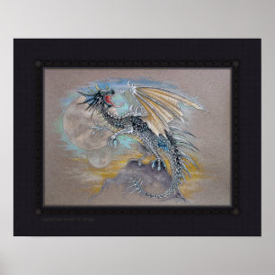 Affiche Copie - dragon pointu de queue