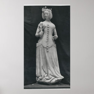 Affiche Copie d'une statue d'Isabella de la Bavière