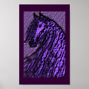 Affiche copie frisonne pourpre