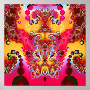 Affiche Copie méditative d'art de la lévitation V2 (12"